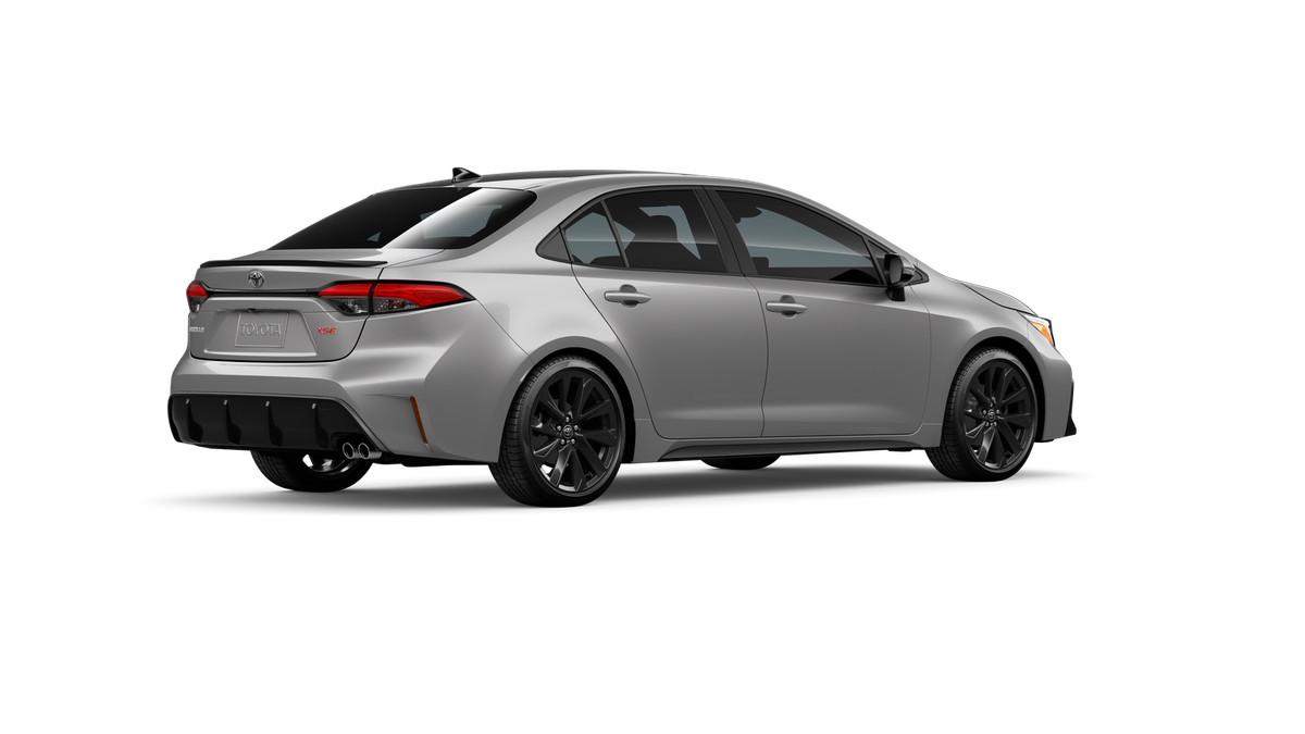 New 2026 Classic Silver Metallic with Midnight Black Metallic roof Toyota XSE image 11