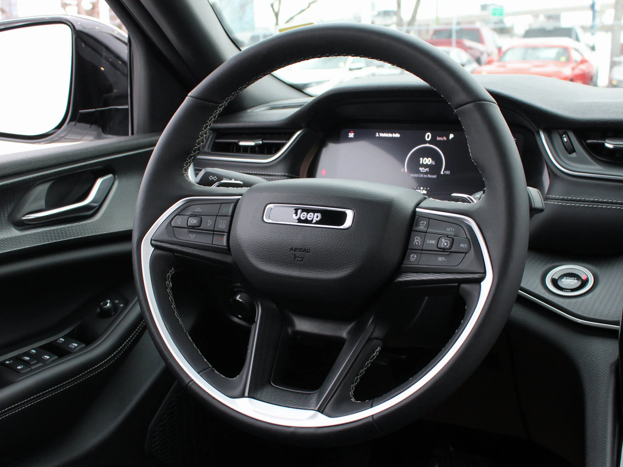 Certified Used 2025 White Jeep Altitude * No Accidents | Trailer Tow Pack | V6 | Adaptive Cruise | Sunroof image 6