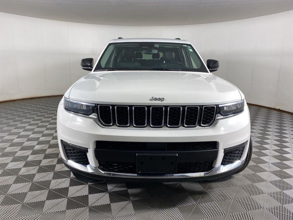 Used 2021 Bright White Clearcoat Jeep Limited image 4