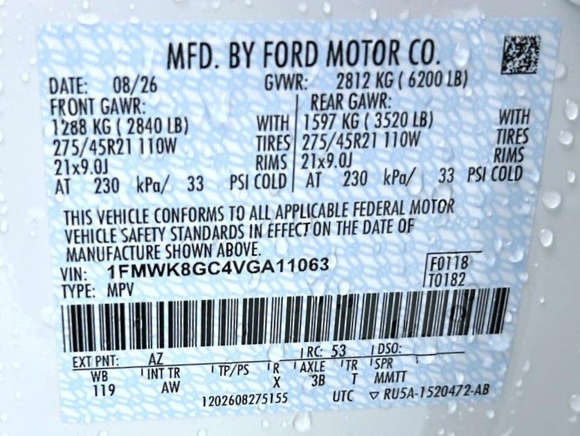 New 2027 Star White Metallic Tri-Coat Ford ST image 28