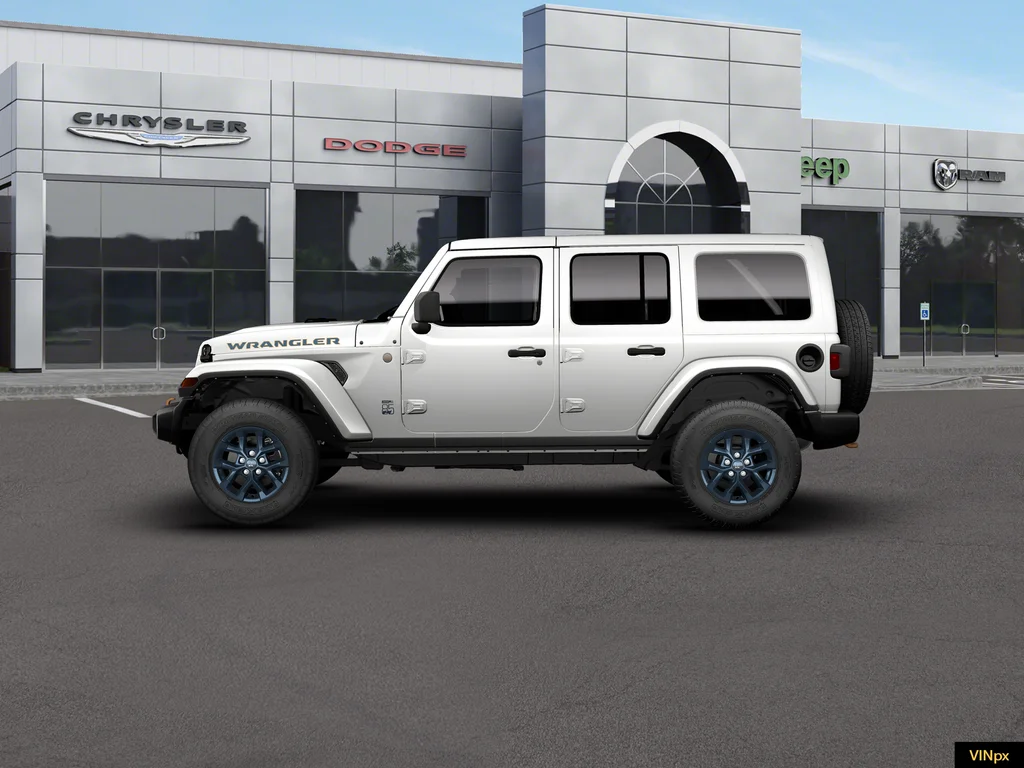 New 2026 Bright White Clear-Coat Exterior Paint Jeep  image 2