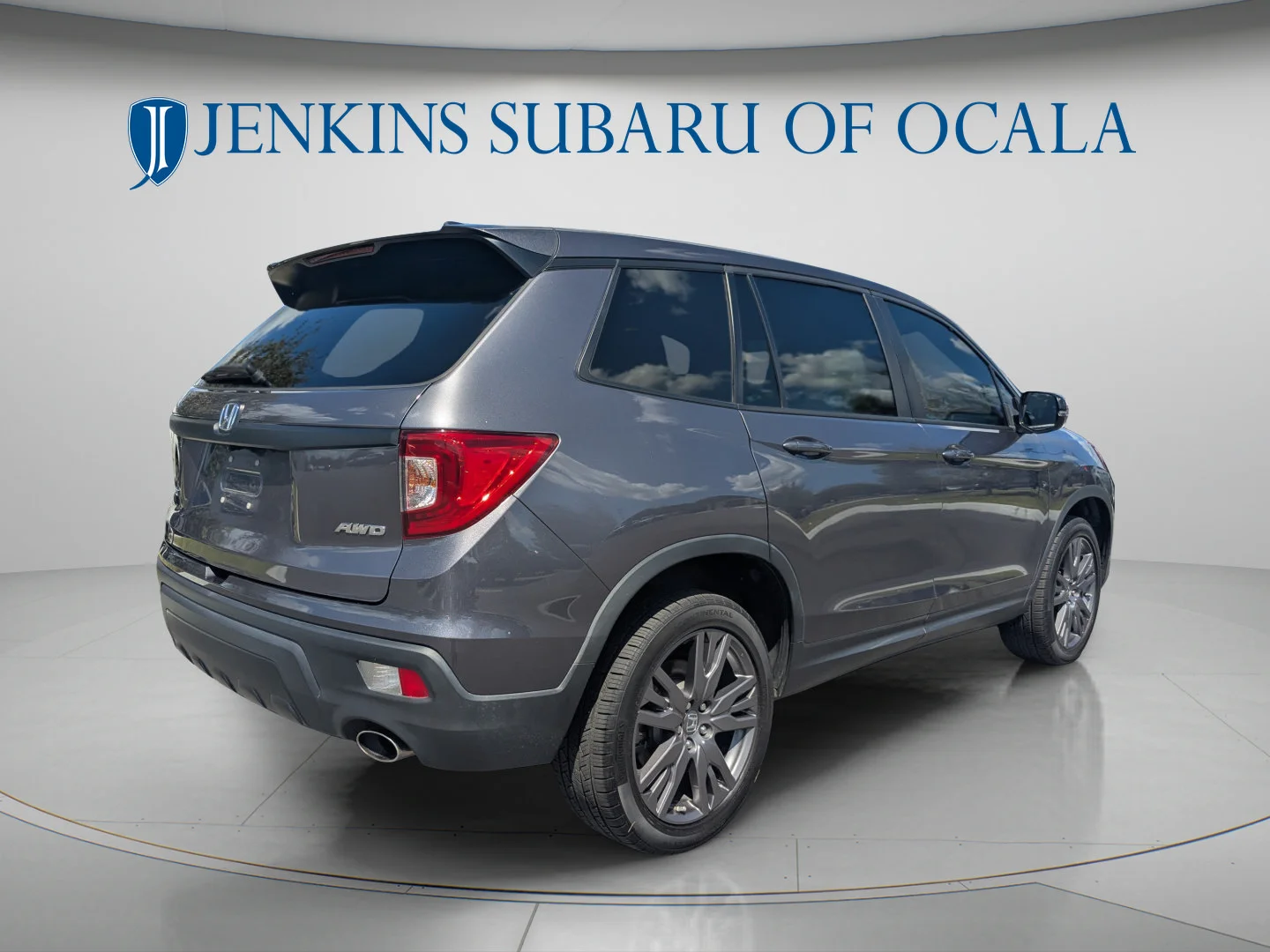 Used 2021 Obsidian Blue Honda EX-L image 3