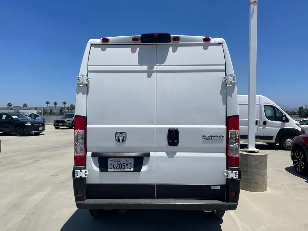 Used 2024 Bright White Clearcoat Ram High Roof image 3