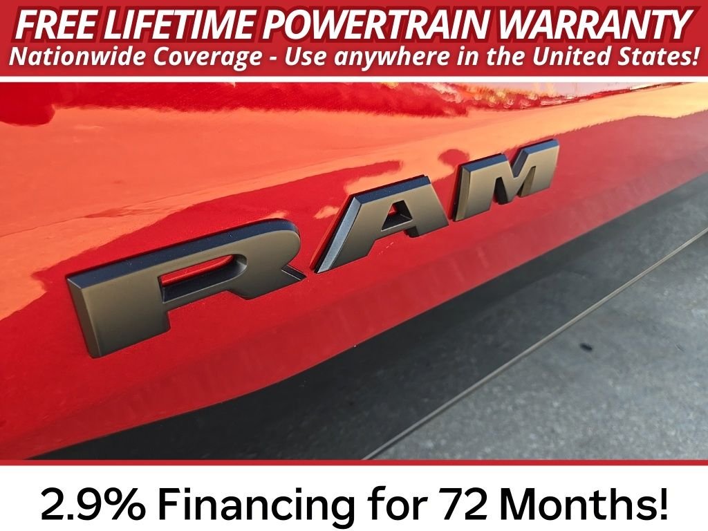 New 2026 Molten Red Pearl-Coat Exterior Paint RAM Rebel image 19