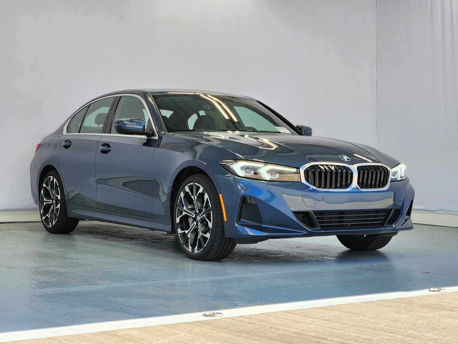Certified Used 2025 Arctic Race Blue metallic BMW 330i image 2