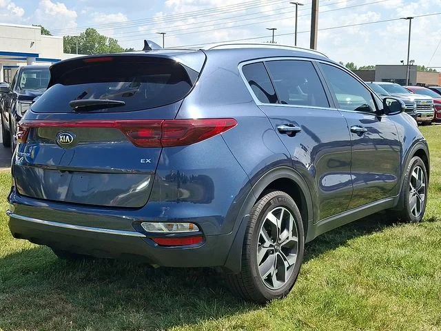 Used 2020 Blue Kia EX image 6