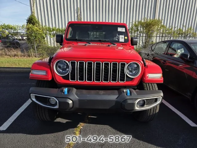 Used 2024 Red Jeep Sahara 4xe image 2