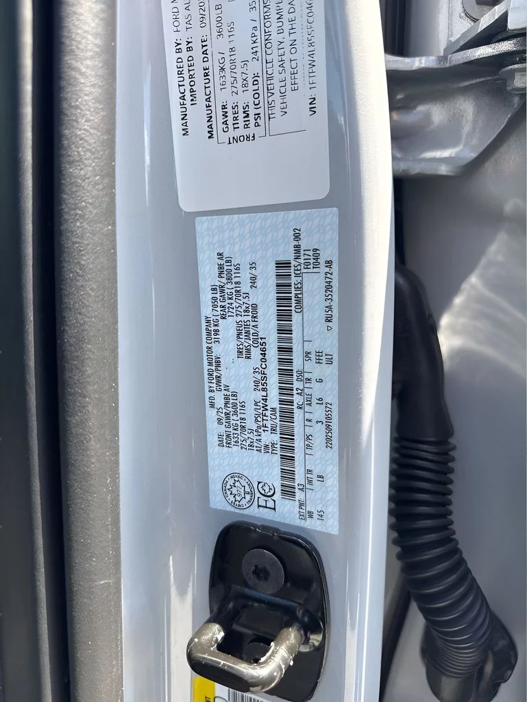 Used 2025 White Ford Tremor image 31