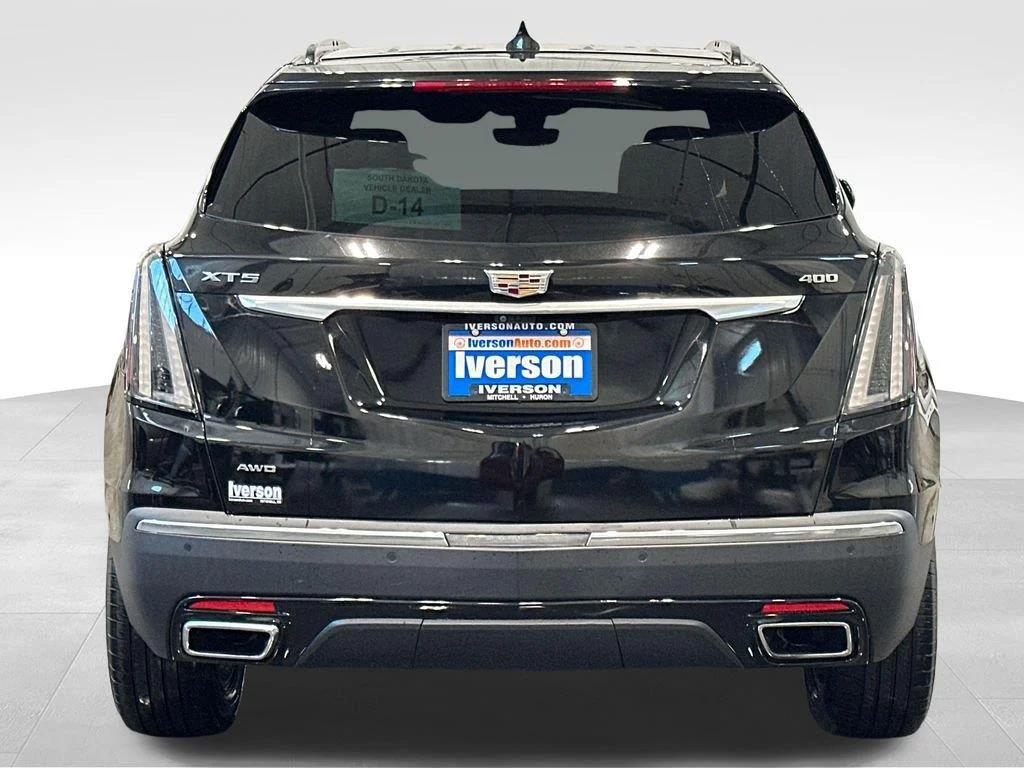 Used 2023 Stellar Black Metallic Cadillac AWD Sport image 6