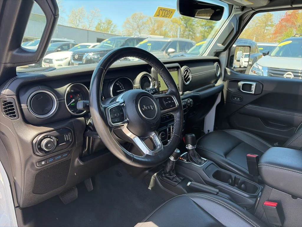 Used 2023 White Jeep Sahara 4xe image 13