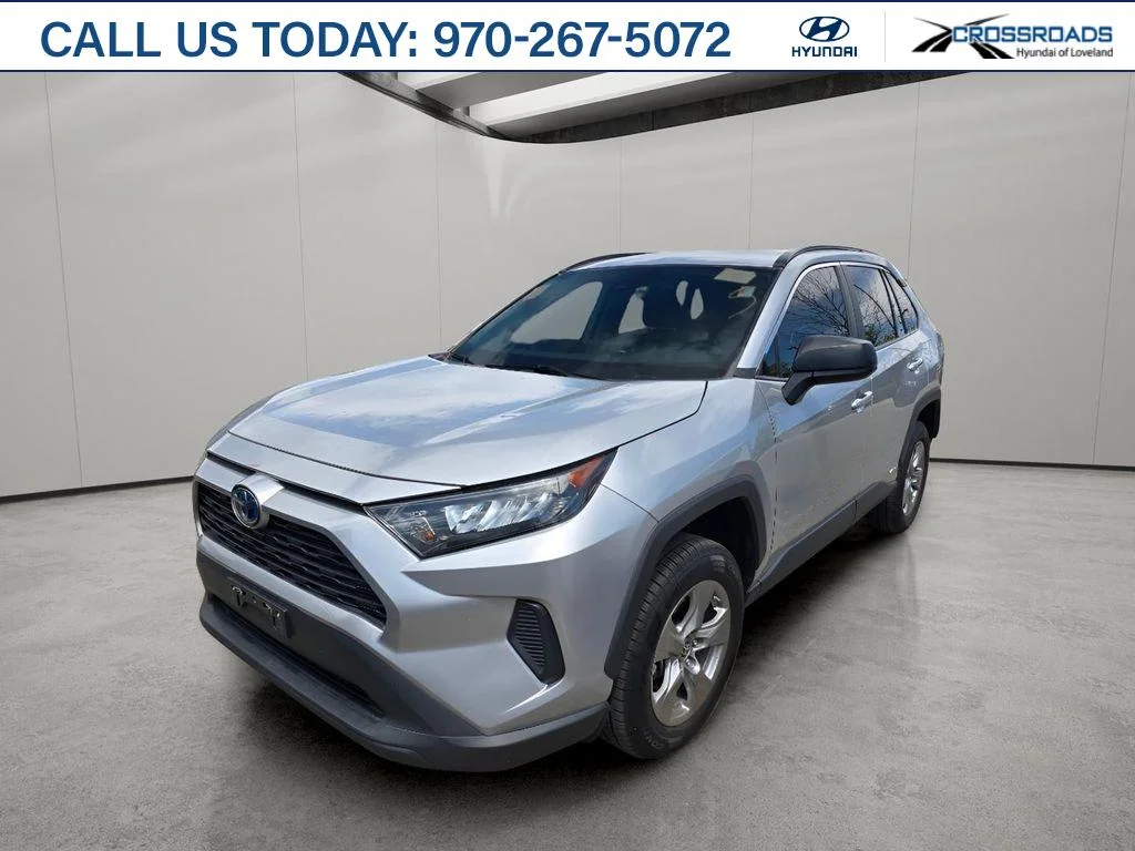 Used 2022 Silver Sky Metallic Toyota Hybrid LE image 1