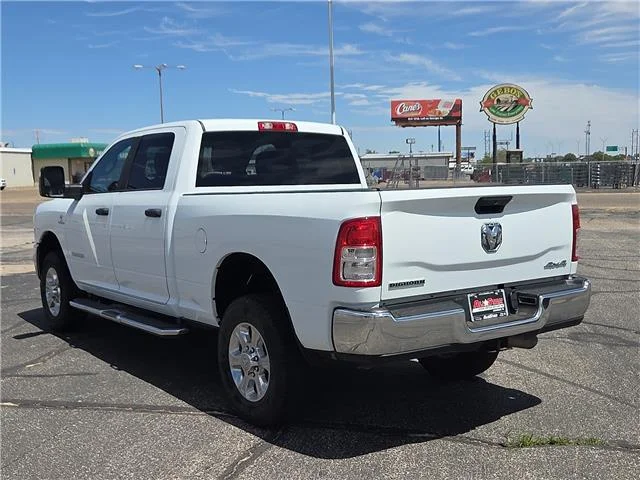 Used 2024 White RAM Big Horn 4x4 Crew Cab 6.3 ft. box 149 in. WB image 3