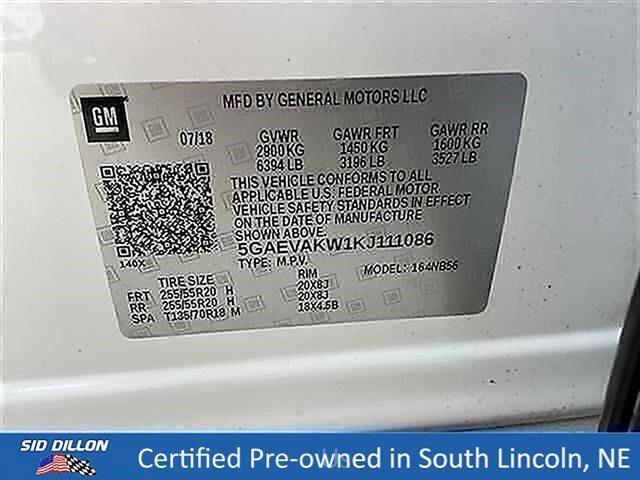 Certified Used 2019 White Frost Tricoat Buick Essence image 15