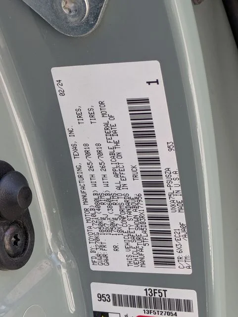 Used 2024 Gray Toyota SR5 image 22