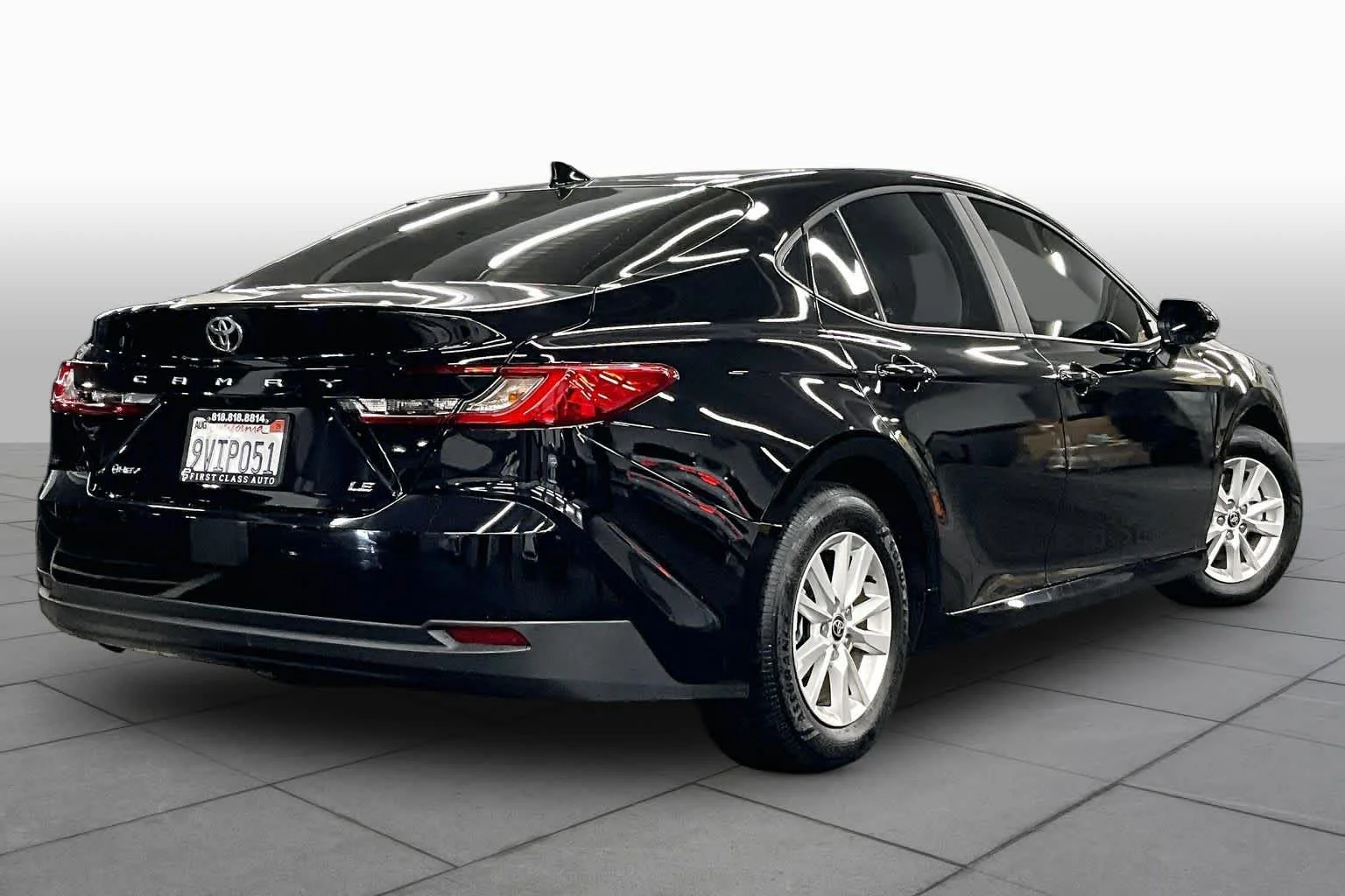 Used 2025 Midnight Black Metallic Toyota LE image 12