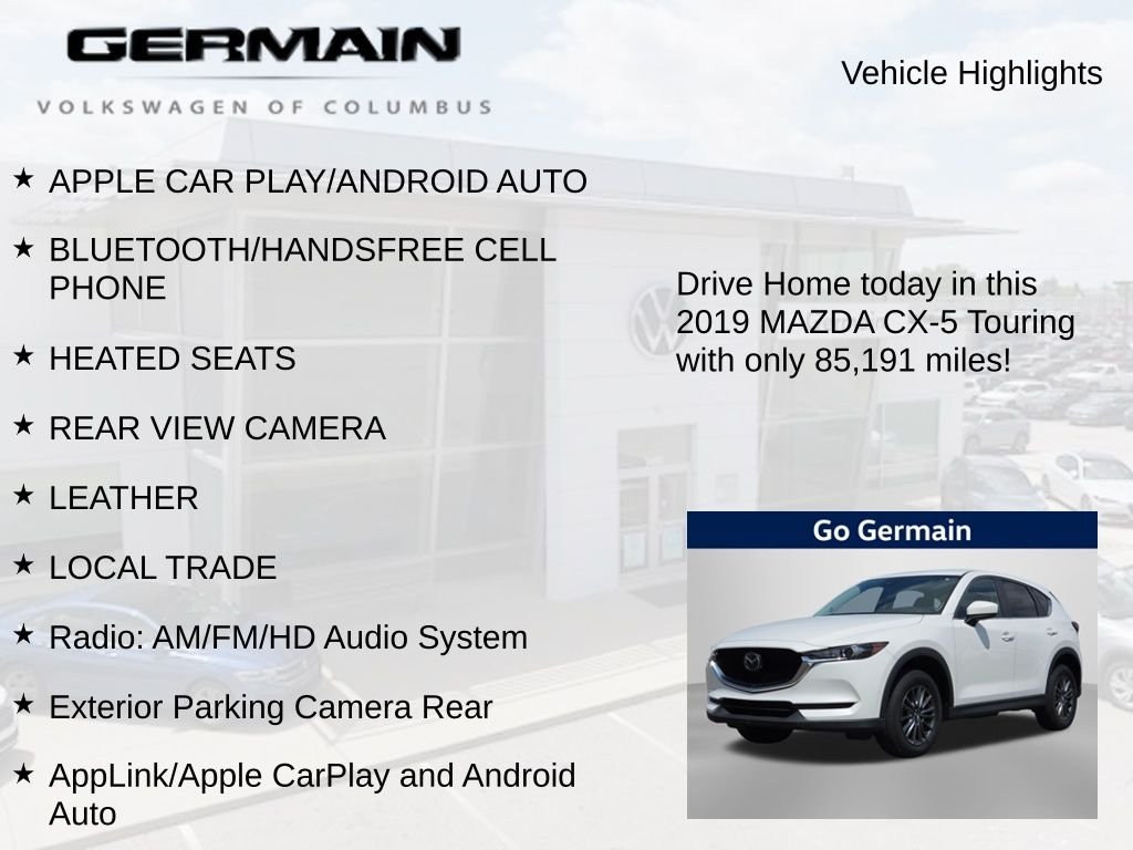 Used 2019 White Mazda Touring image 5