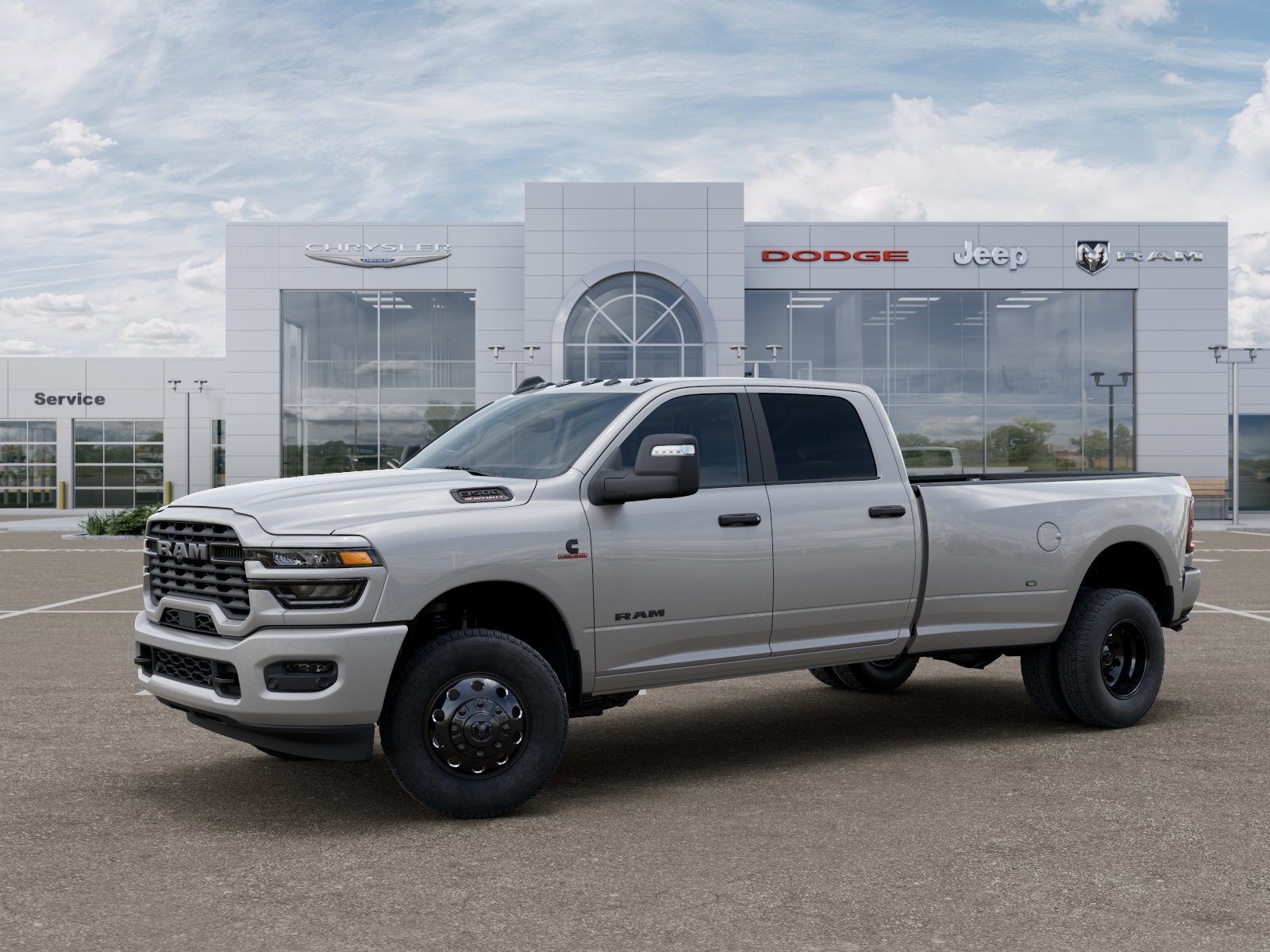 New 2026 Silver-Zynith Exterior Paint RAM Big Horn image 2