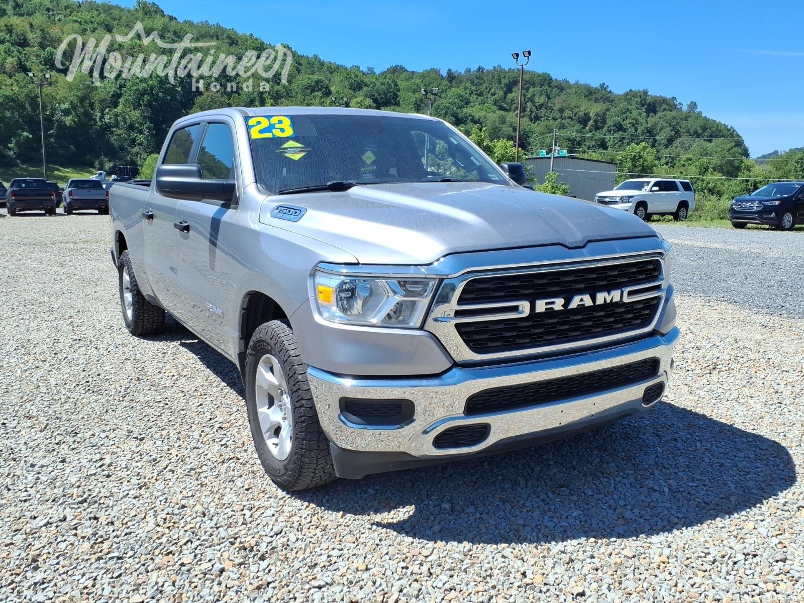 Used 2023 Billet Silver Metallic Clearcoat Ram Big Horn image 2