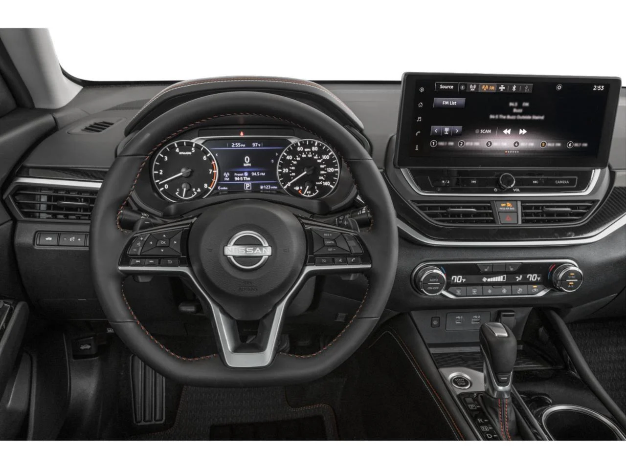 New 2026 Gray Sky Pearl / Super Black Two-tone Nissan SR image 3