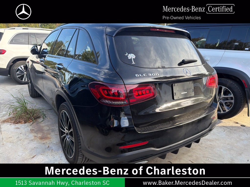 Certified Used 2021 Black Mercedes-Benz GLC 300 image 2
