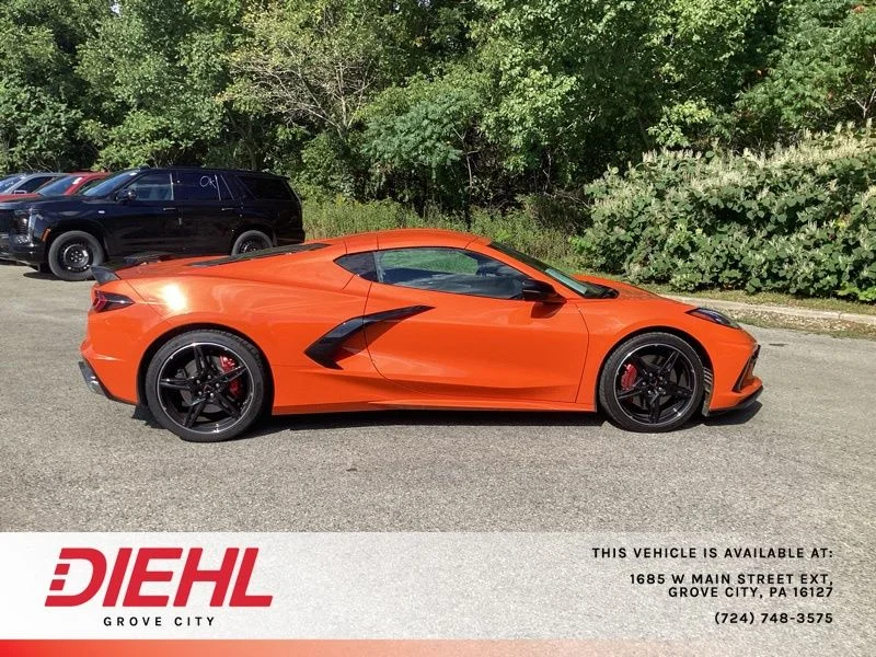 Used 2020 Orange Chevrolet Stingray image 8