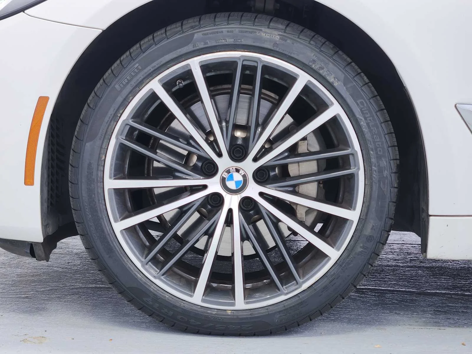 Certified Used 2023 Mineral White Metallic BMW 530i image 6