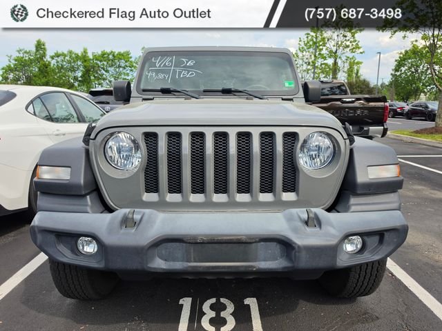 Used 2020 Sting-Gray Clearcoat Jeep Unlimited Sport S image 2
