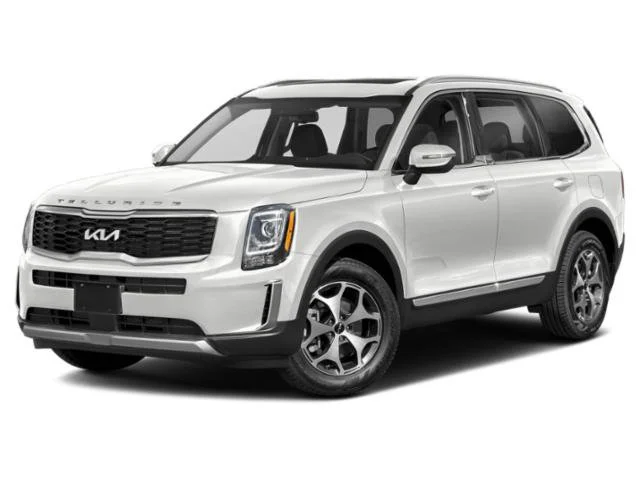 Used 2022 Glacial White Pearl Kia EX image 1