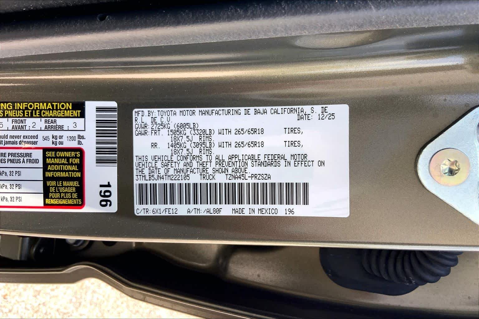 Used 2026 Bronze Oxide Toyota TRD Sport image 36