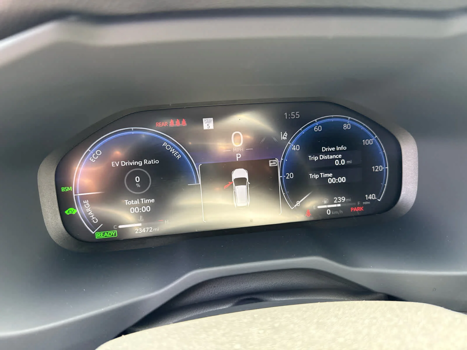 Used 2024 Wind Chill Pearl/Midnight Black Metallic Toyota Hybrid XSE image 8