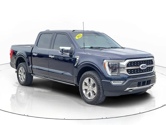 Used 2022 Blue Ford Platinum image 3