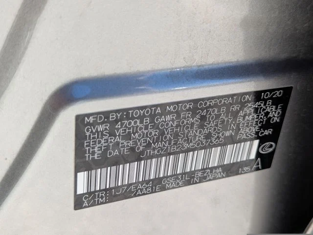 Used 2021 Silver Lexus 350 F SPORT image 36