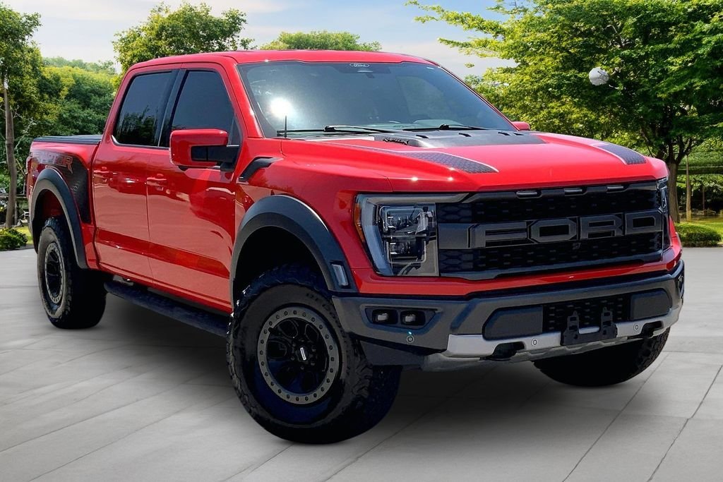 Used 2021 Orange Ford Raptor image 3