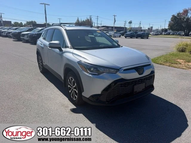 Certified Used 2024 Silver Toyota Hybrid SE image 1
