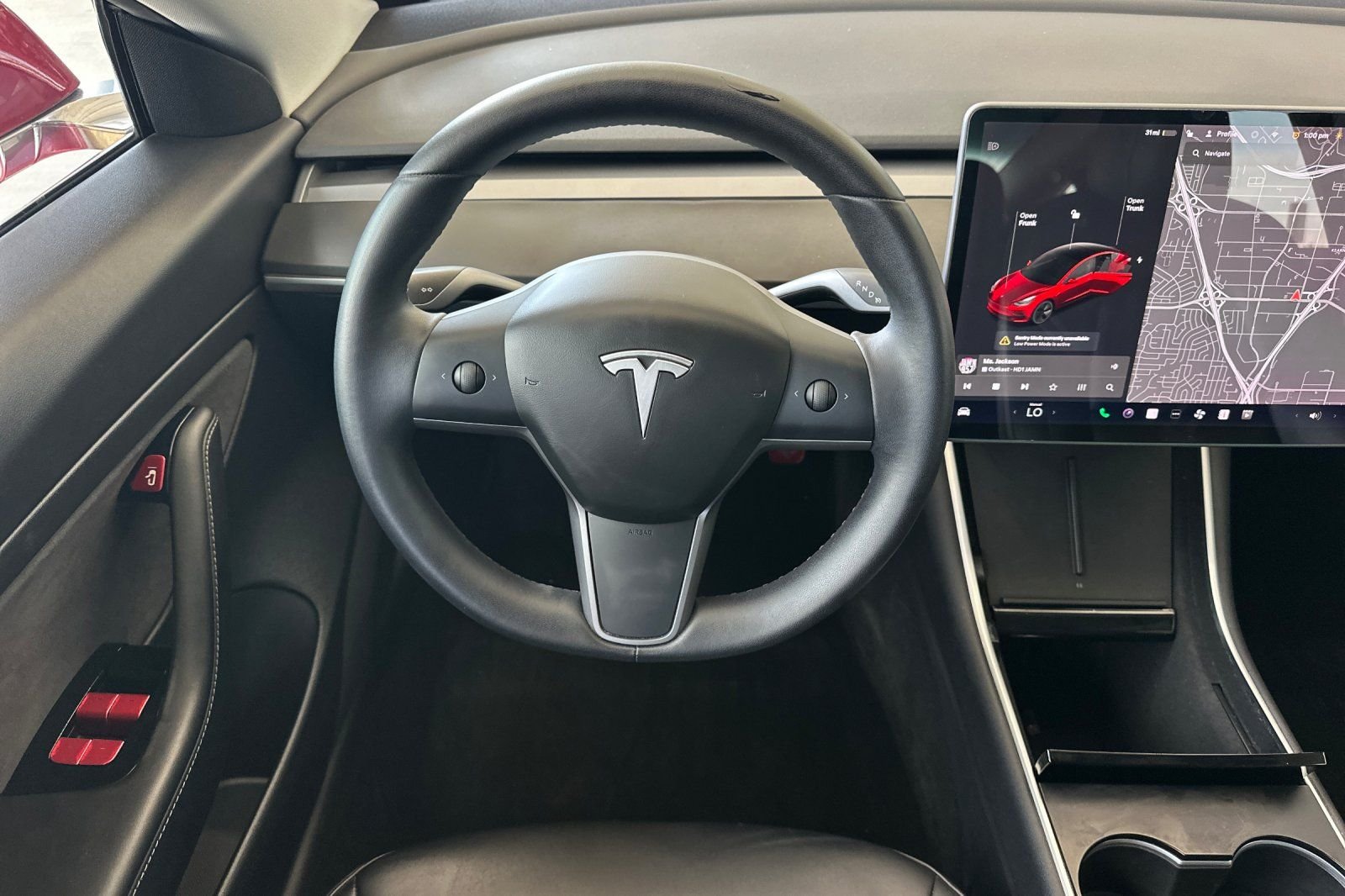Used 2020 Red Multi-Coat Tesla Standard Range Plus image 13