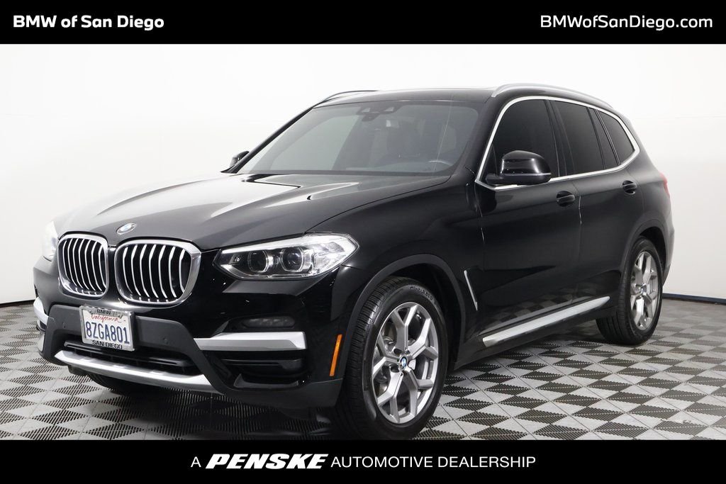 Certified Used 2021 Jet Black BMW sDrive30i image 1
