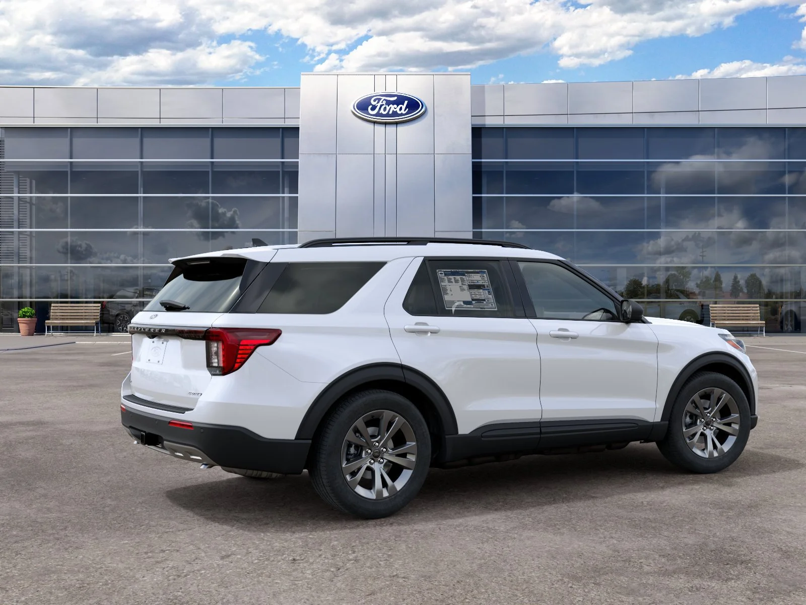 New 2027 Star White Metallic Tri-Coat Ford Active image 6
