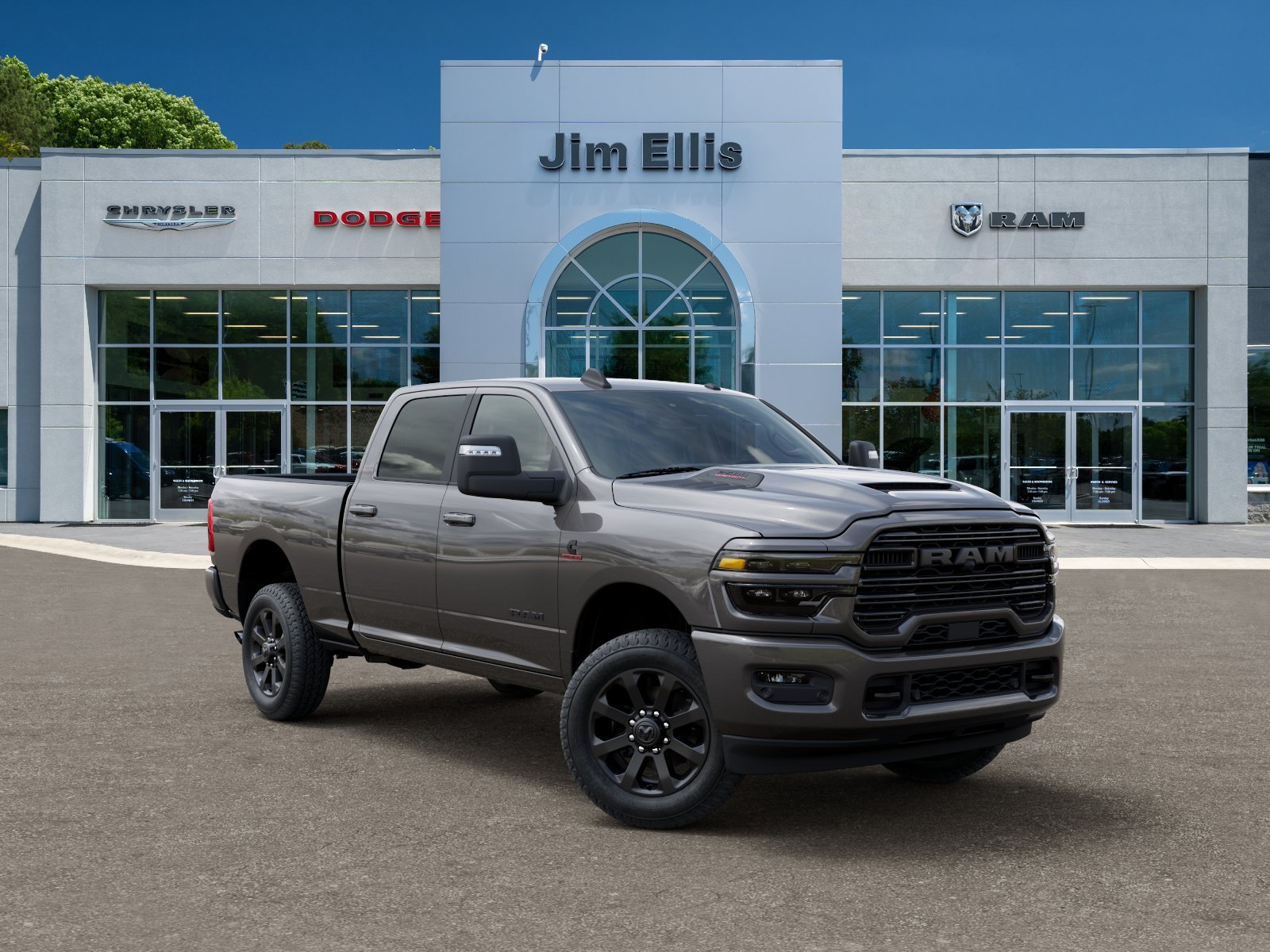 New 2027 Granite Crystal Metallic Clear-Coat Exterior Paint RAM Laramie image 31