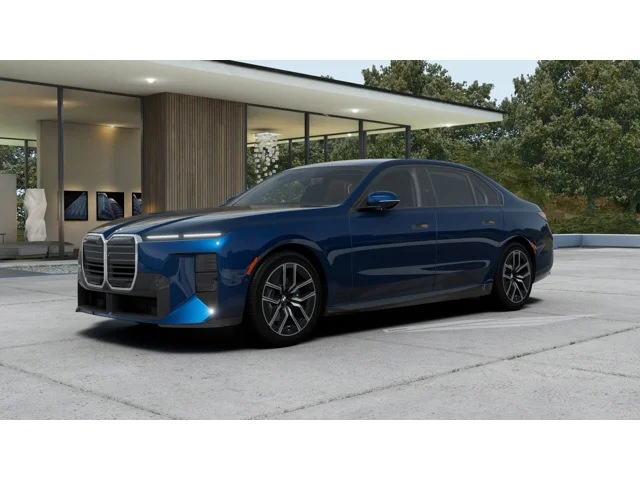 New 2027 Tanzanite Blue II Metallic BMW 740i image 1