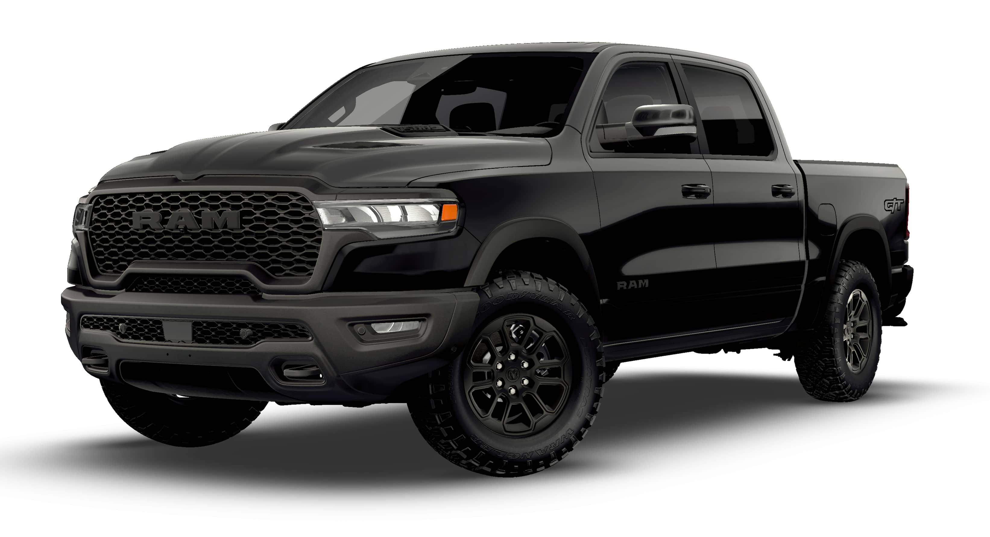 New 2026 Diamond Black Crystal Pearl-Coat Exterior Paint RAM Rebel image 13
