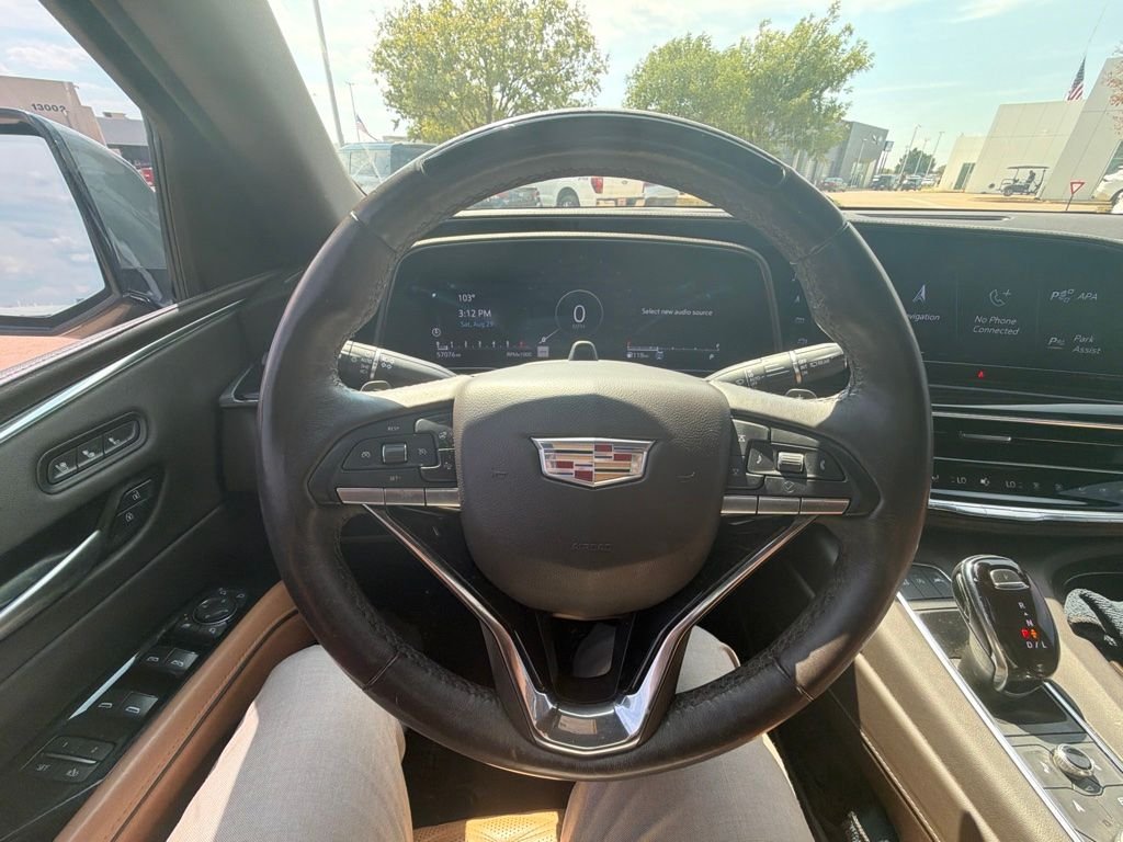 Used 2023 Green Cadillac Premium Luxury image 12