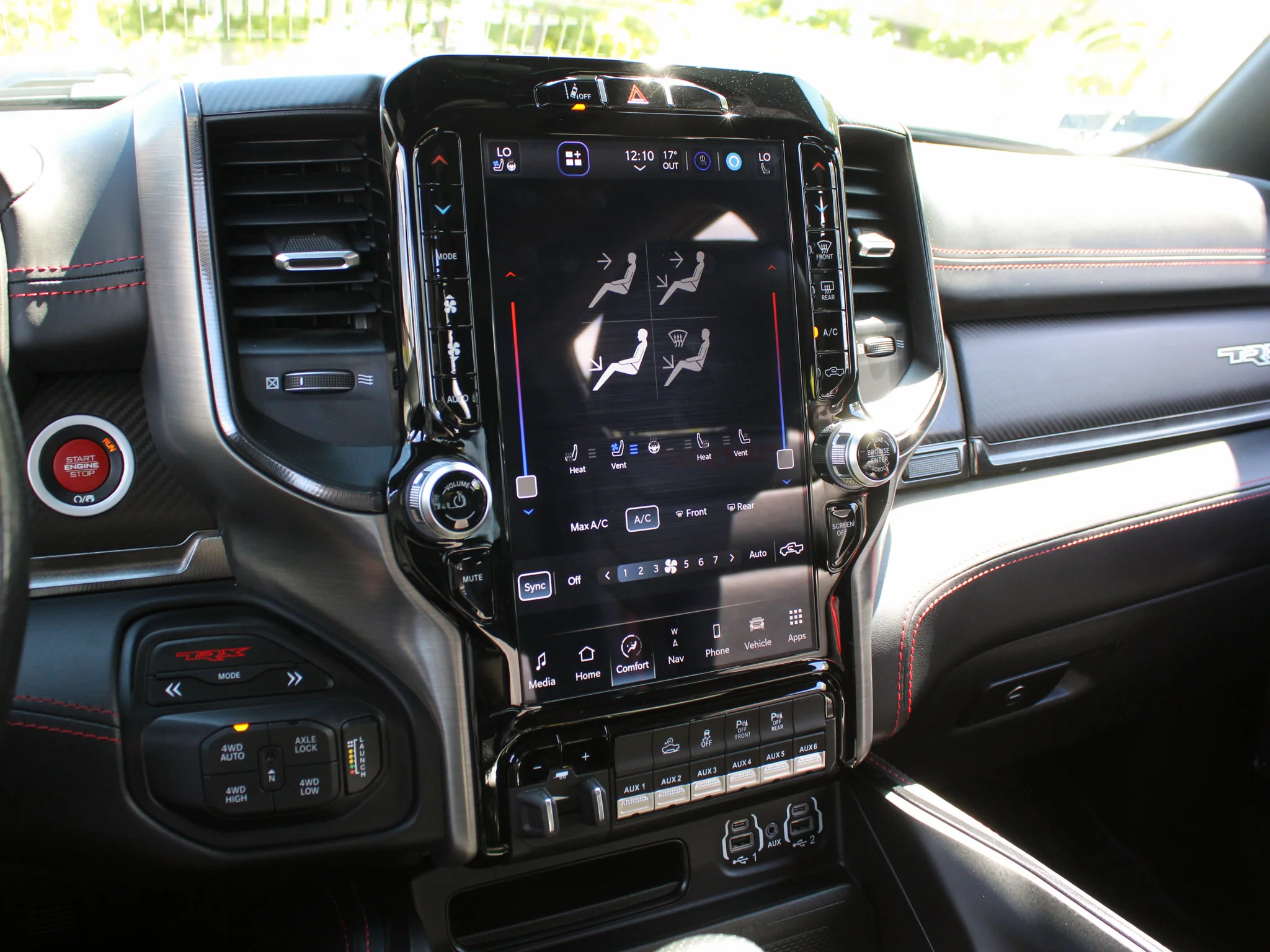 Certified Used 2023 Black RAM TRX * | 702 HP | Supercharged V8 | Tonneau Cover | Apple CarPlay | Heated/Vented Seats image 36