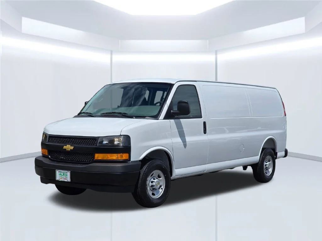 New 2026 White Chevrolet Work Van image 2