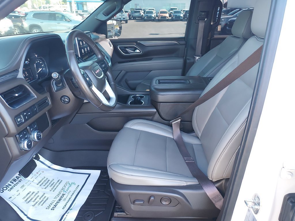 Used 2021 WHITE FROST TRICOAT GMC SLT image 13