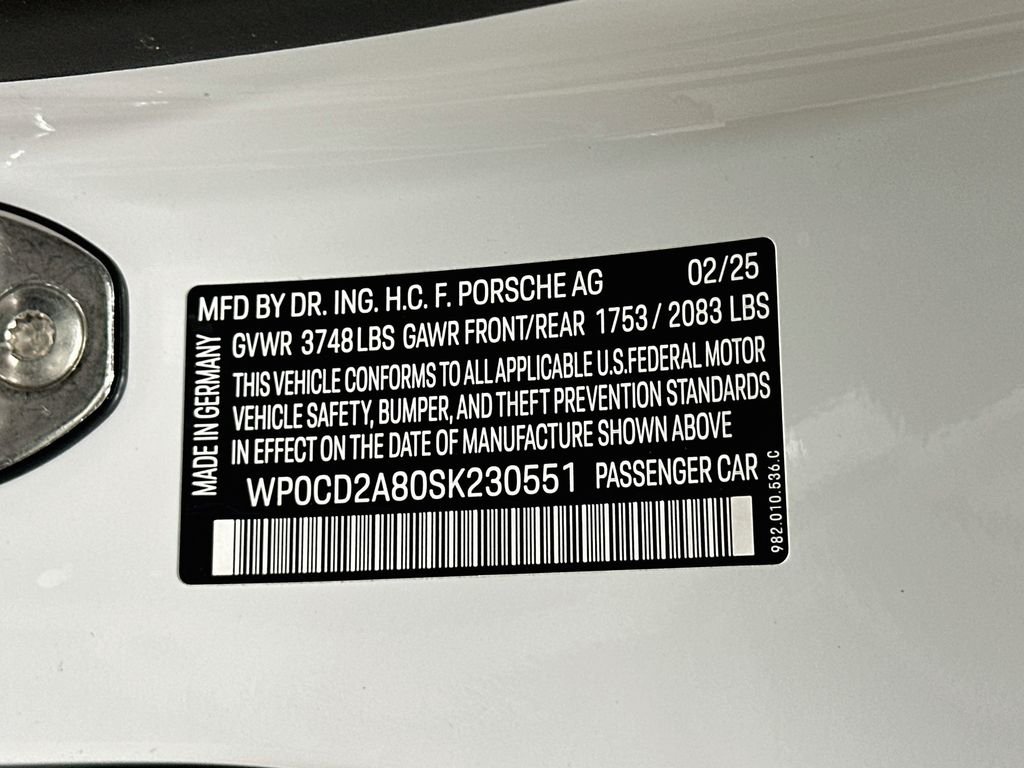 Used 2025 White Porsche GTS image 30