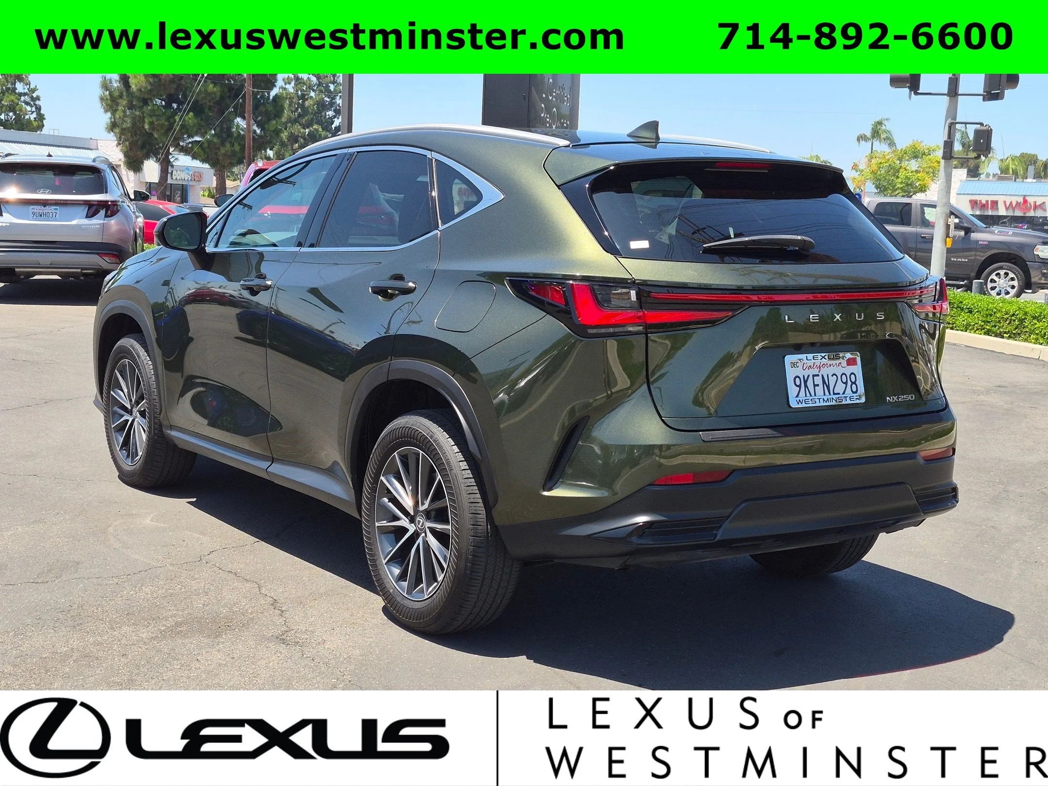 Certified Used 2024 NORI GREEN PEARL Lexus NX 250 image 12