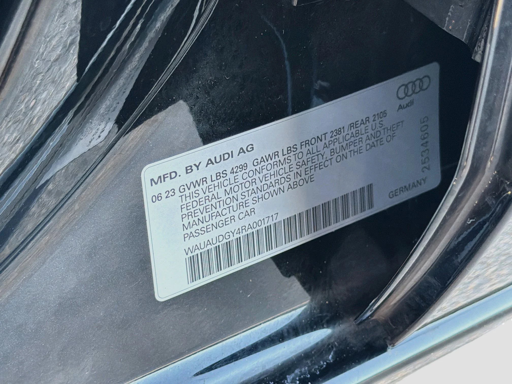Used 2024 Black Metallic Audi Premium image 43