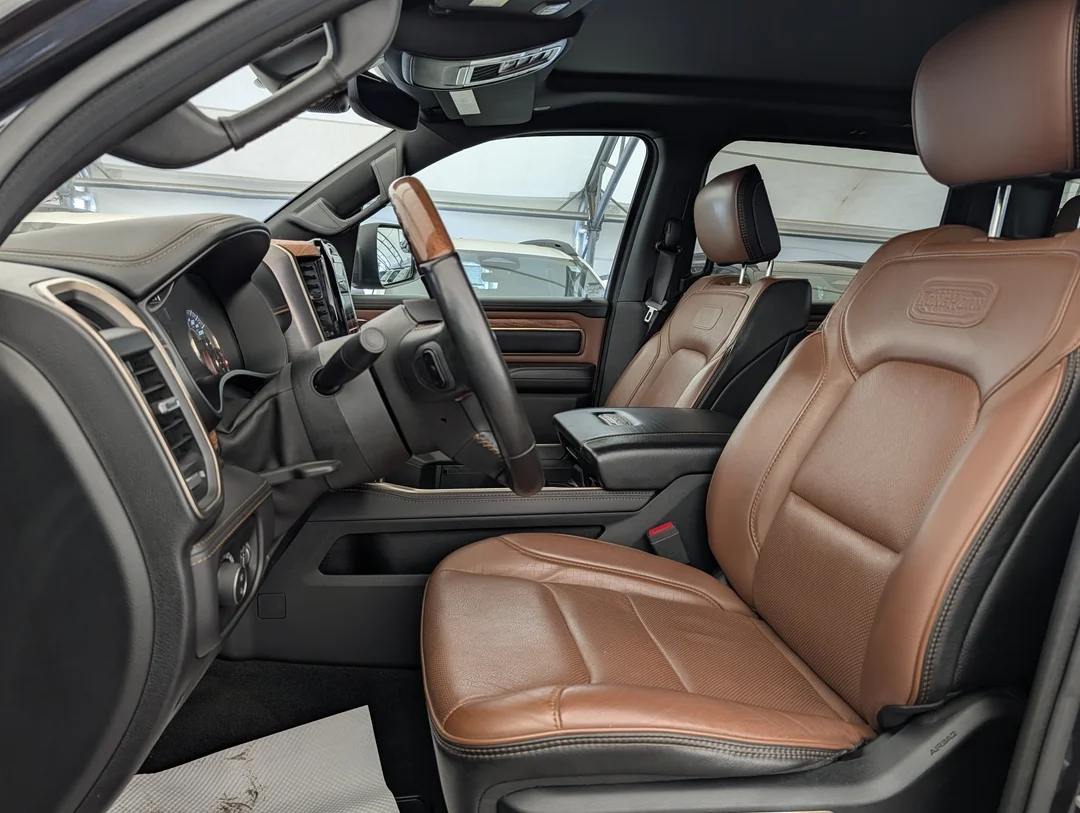 Certified Used 2020 Silver RAM Longhorn - 4x4 - EcoDiesel - Panoramic Sunroof - Heated Leather Seats & More! image 15