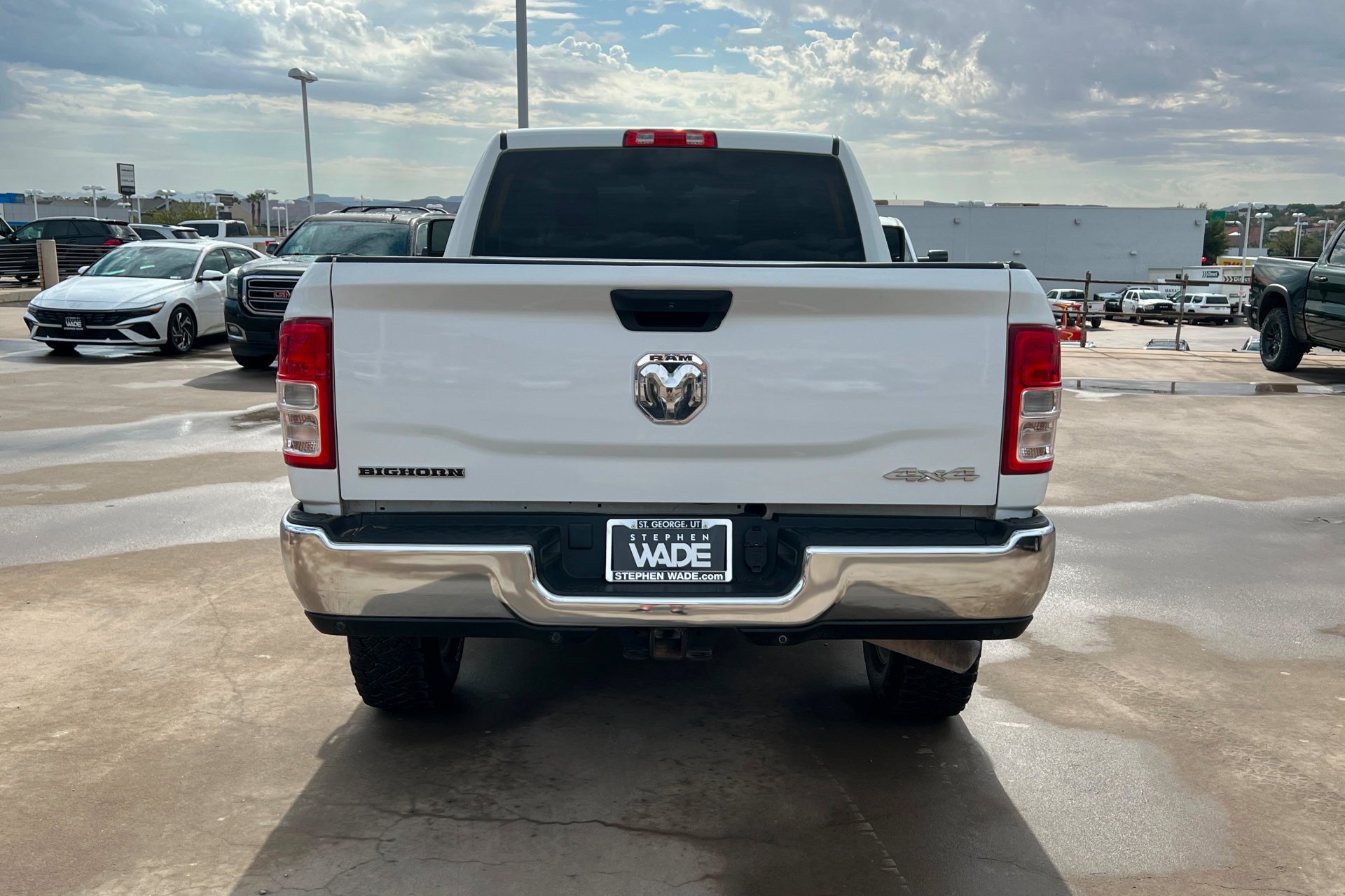 Used 2024 Bright White Clearcoat Ram Big Horn image 5