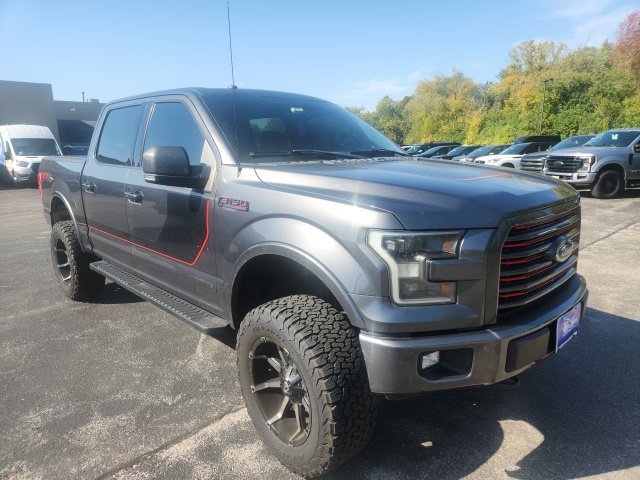 Used 2017 Magnetic Metallic Ford Lariat image 1